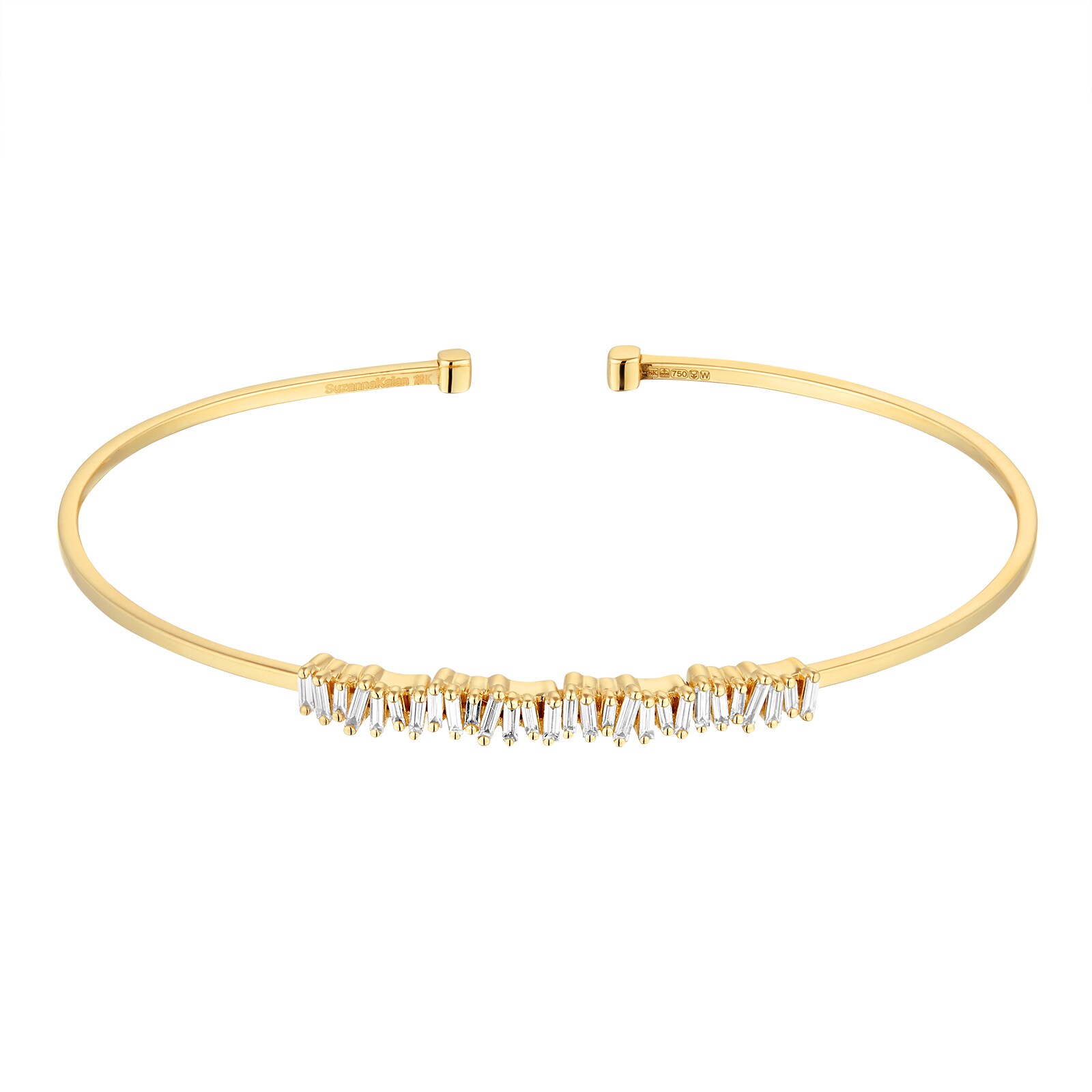 SUZANNE KALAN 18K Yellow Gold Diamond Baguette & Round Cut Tennis Bracelet  | Bloomingdale's
